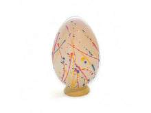 Load image into Gallery viewer, PASTEL SPLATTER VALRHONA &quot;OPALYS&quot; CHOCOLATE EASTER EGG
